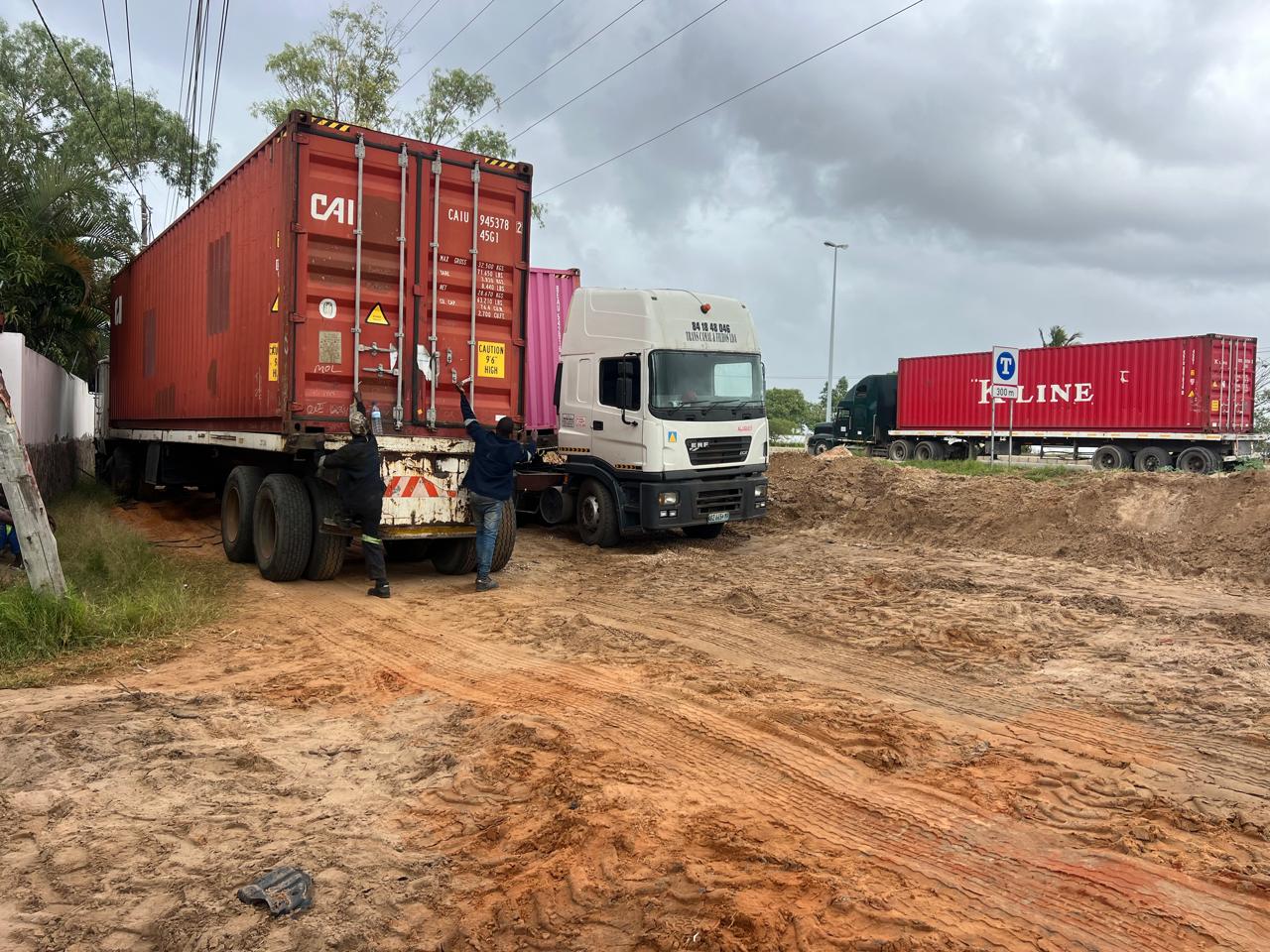 Transporte de contentores