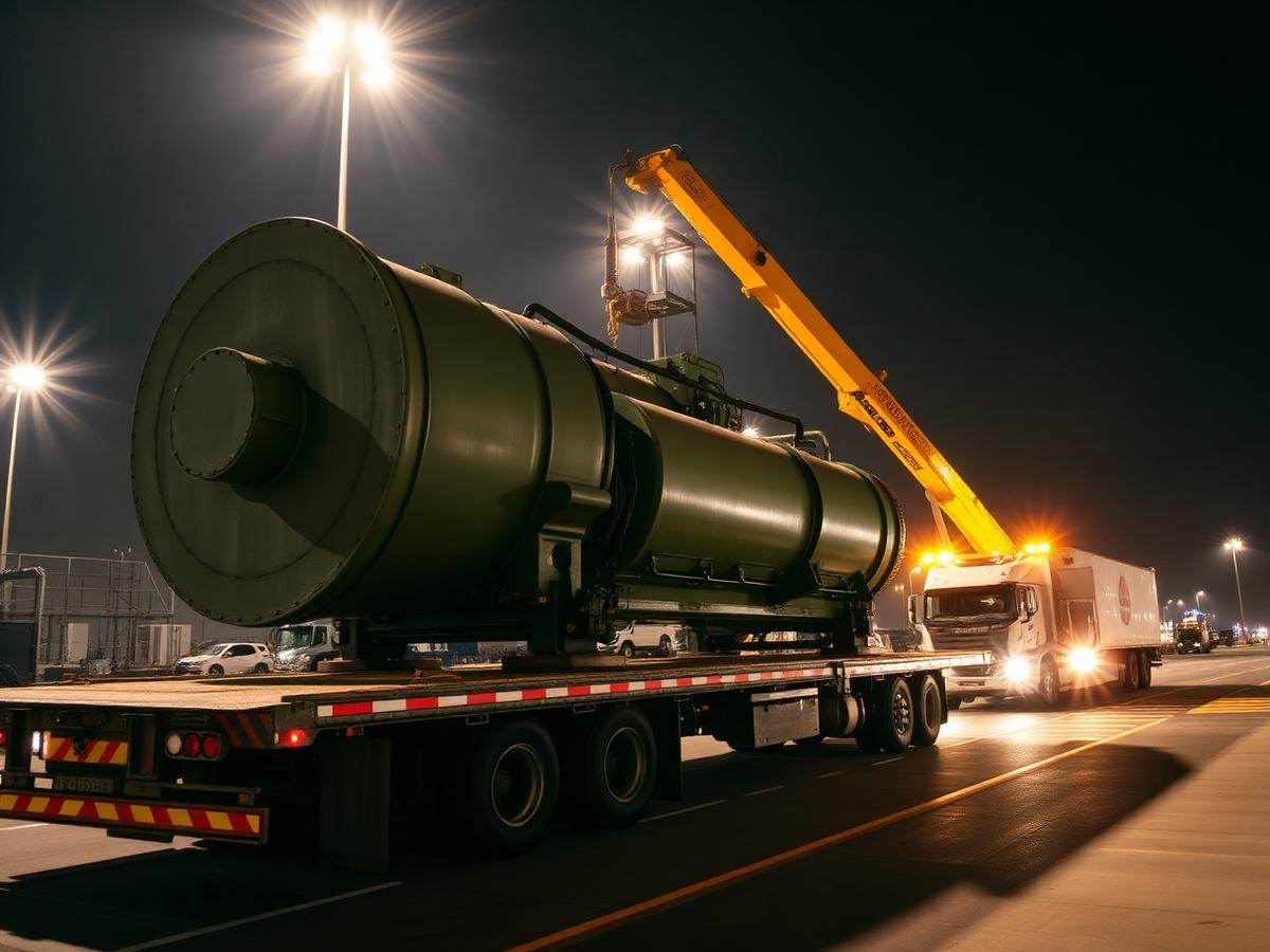 Transporte de Equipamento Industrial